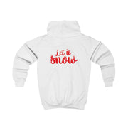 Let It Snow Snowflakes Kids Hoodie 2