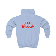 Let It Snow Snowflakes Kids Hoodie 8