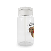 Don't Be A Weenie - Dachshund Clear Water Bottle 3