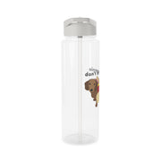Don't Be A Weenie - Dachshund Clear Water Bottle 8