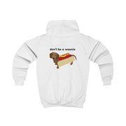 Don't Be A Weenie - Dachshund Kids Hoodie 2