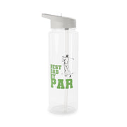 Best Dad By Par - Fathers Day Clear Water Bottle 6