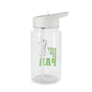 Best Dad By Par - Fathers Day Clear Water Bottle 2