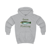 Gone Fishing  Kids Hoodie 3
