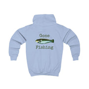 Gone Fishing  Kids Hoodie 6
