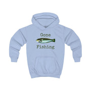 Gone Fishing  Kids Hoodie 5