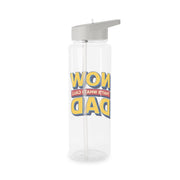 Now That's What I Call Dad - Father's Day Clear Water Bottle 7