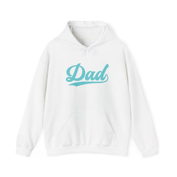 Dad Logo Hoodie White Front