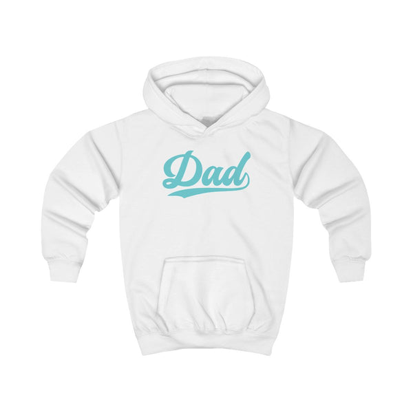 Dad Logo Kids Hoodie White Front