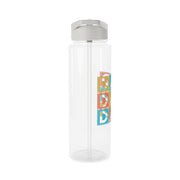 Dad Cubes Clear Water Bottle 8