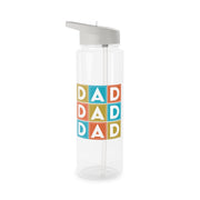 Dad Cubes Clear Water Bottle 6