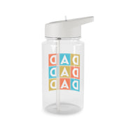 Dad Cubes Clear Water Bottle 2
