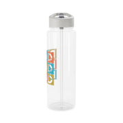 Dad Cubes Clear Water Bottle 9
