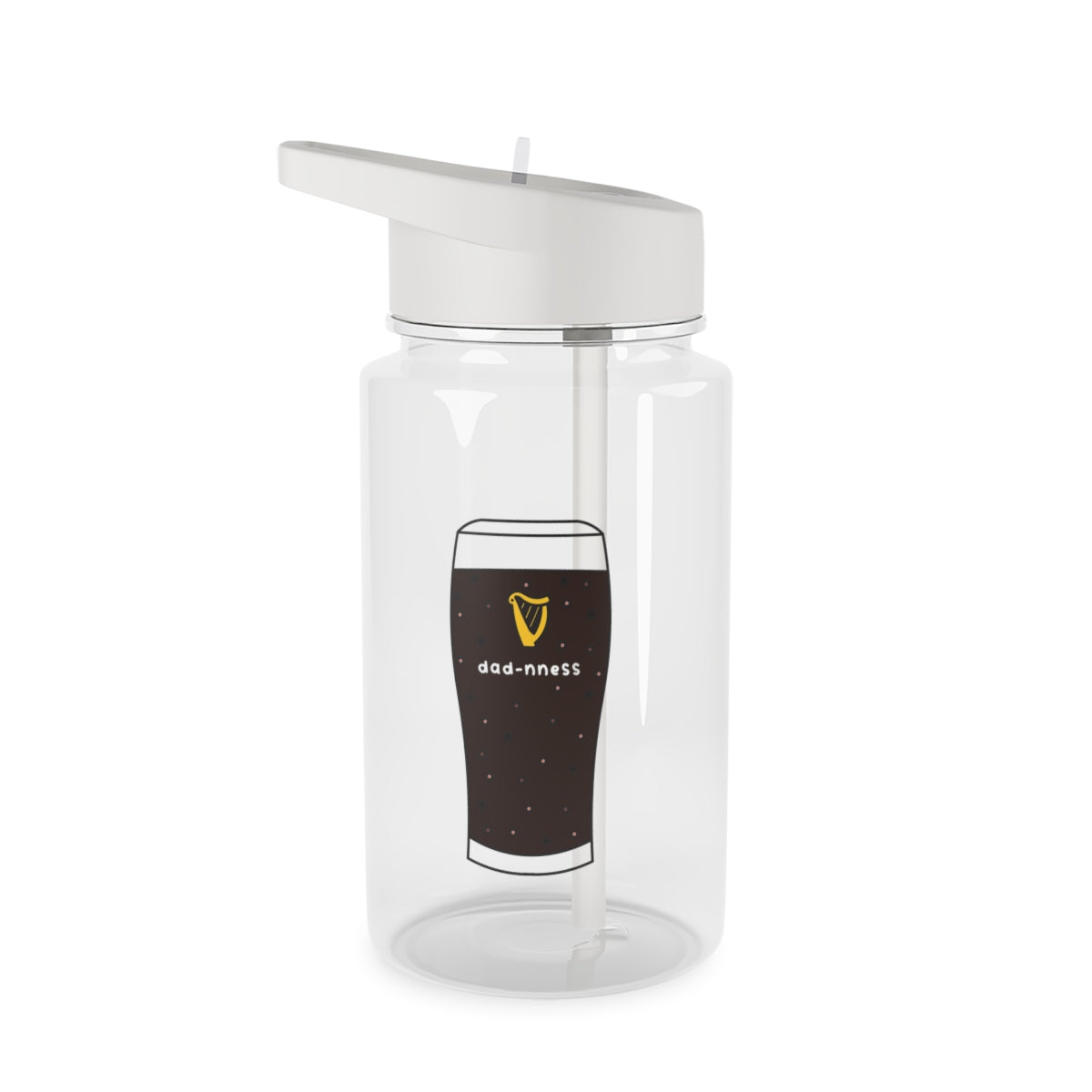 Dad-nness Clear Water Bottle