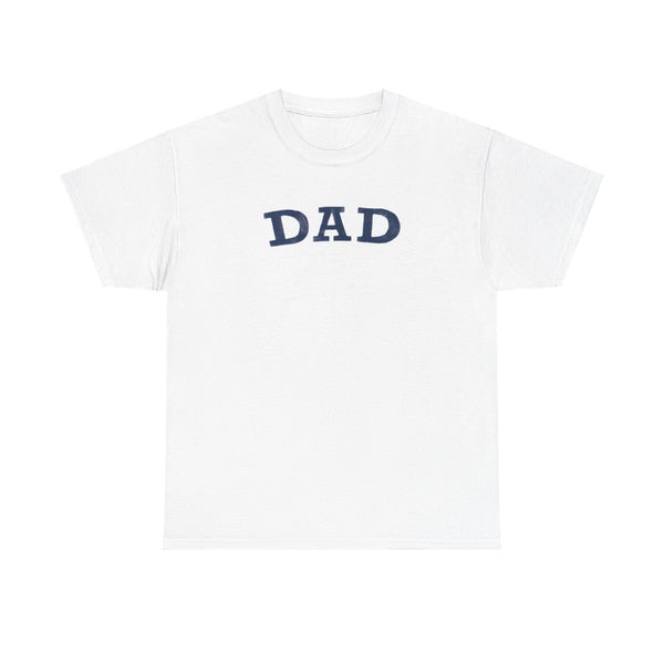 DAD Letters T-Shirt White Front