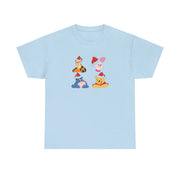 Bear, Tiger, Donkey and Pig Pattern Christmas T-Shirt 9