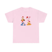 Bear, Tiger, Donkey and Pig Pattern Christmas T-Shirt 7