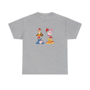 Bear, Tiger, Donkey and Pig Pattern Christmas T-Shirt 9