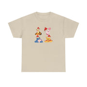 Bear, Tiger, Donkey and Pig Pattern Christmas T-Shirt 5