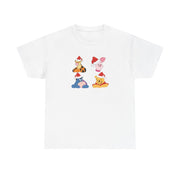 Bear, Tiger, Donkey and Pig Pattern Christmas T-Shirt 1