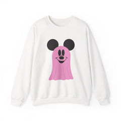 Mouse Ghost Pattern Halloween Sweatshirt