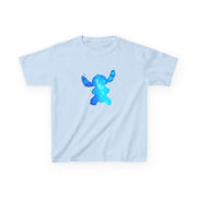 Watercolour Blue Alien Disney Kids T-Shirt 7