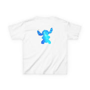 Watercolour Blue Alien Disney Kids T-Shirt 2