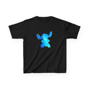 Watercolour Blue Alien Disney Kids T-Shirt 5
