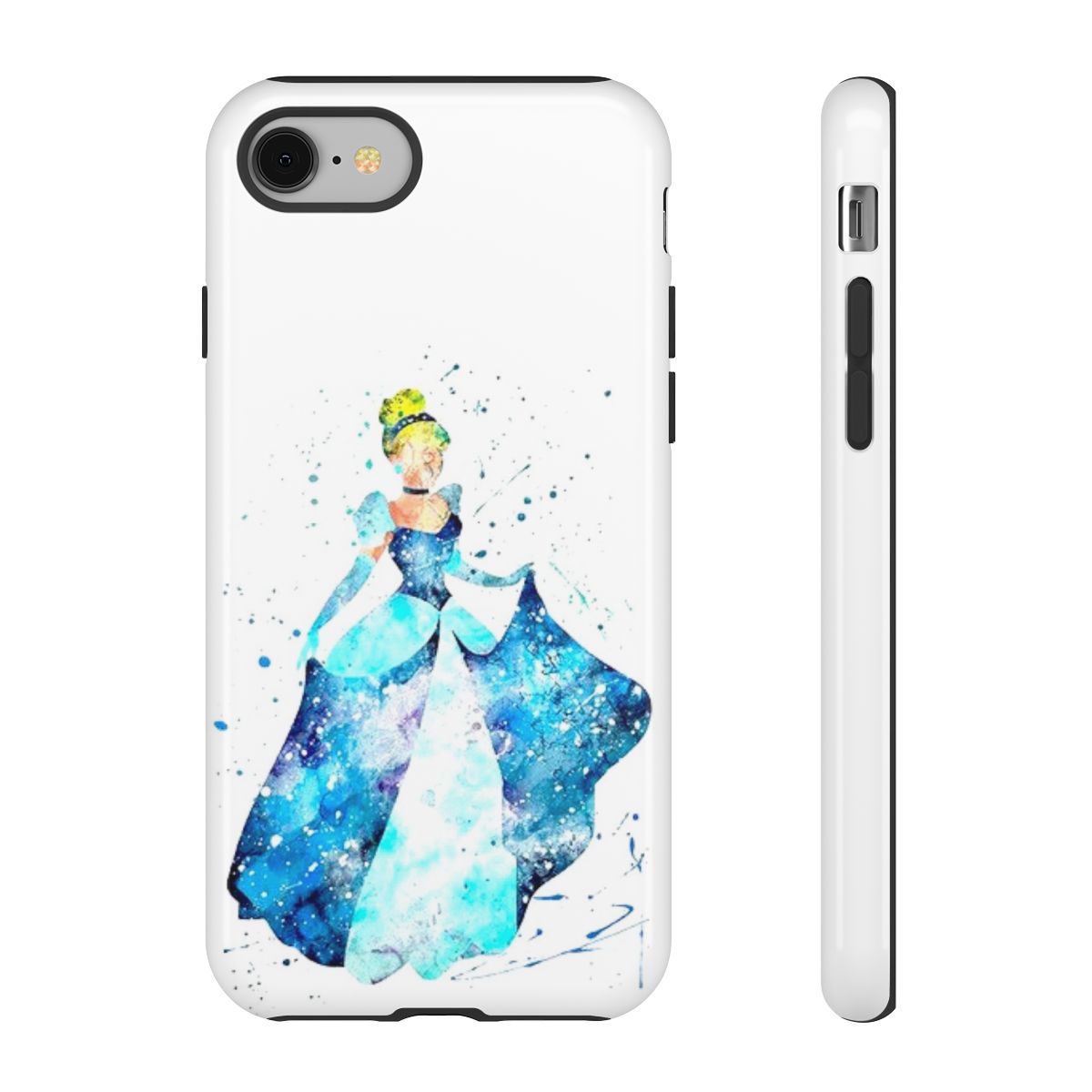 Watercolour Cinderella Fairytale Phone Case