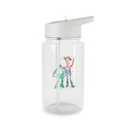 Watercolour Woody & Buzz A Story of Toys Fairytale Clear Water Bottle 2