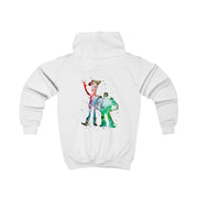 Watercolour Woody & Buzz A Story of Toys Fairytale Kids Hoodie 2