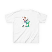 Watercolour Woody & Buzz A Story of Toys Fairytale Kids T-Shirt 2