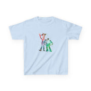 Watercolour Woody & Buzz A Story of Toys Fairytale Kids T-Shirt 5