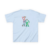Watercolour Woody & Buzz A Story of Toys Fairytale Kids T-Shirt 6
