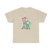 Watercolour Woody & Buzz A Story of Toys Fairytale T-Shirt 5