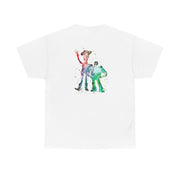 Watercolour Woody & Buzz A Story of Toys Fairytale T-Shirt 4