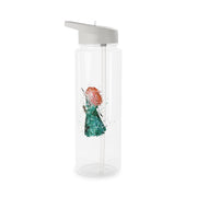 Watercolour Princess Merida Brave Fairytale Clear Water Bottle 6