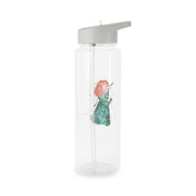 Watercolour Princess Merida Brave Fairytale Clear Water Bottle 7