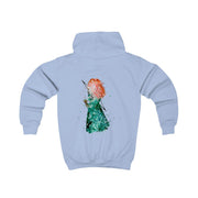 Watercolour Princess Merida Brave Fairytale Kids Hoodie 6