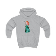Watercolour Princess Merida Brave Fairytale Kids Hoodie 3
