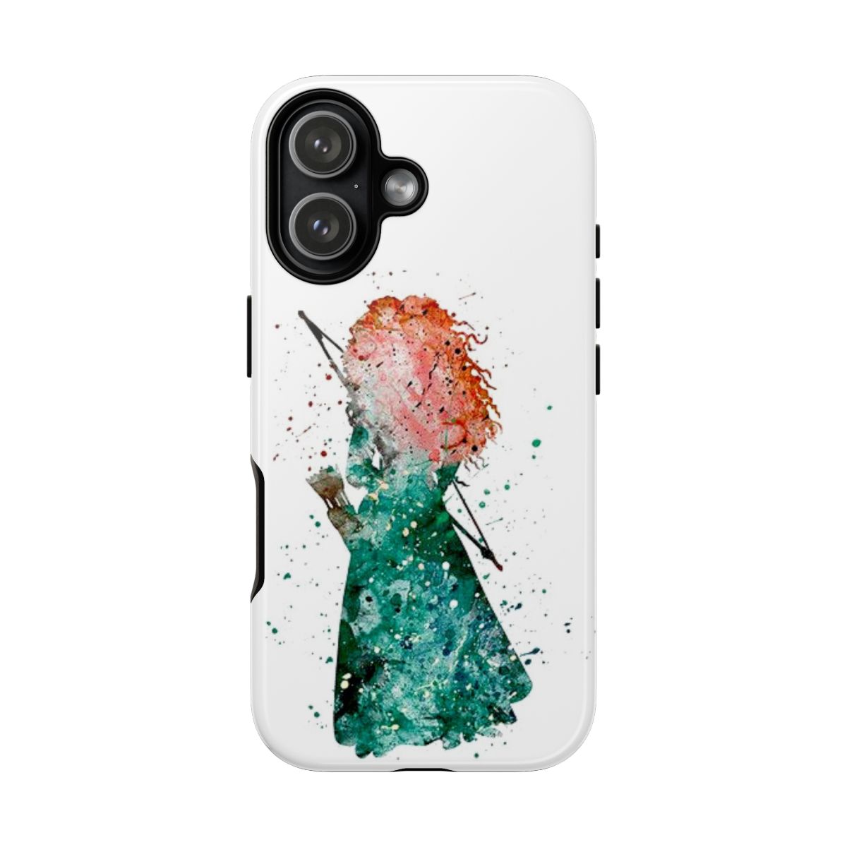 Watercolour Princess Merida Brave Fairytale Phone Case