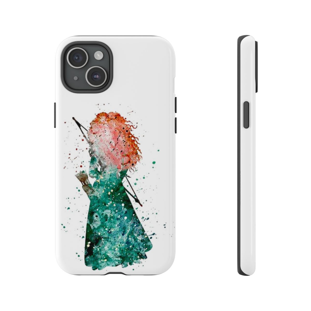 Watercolour Princess Merida Brave Fairytale Phone Case