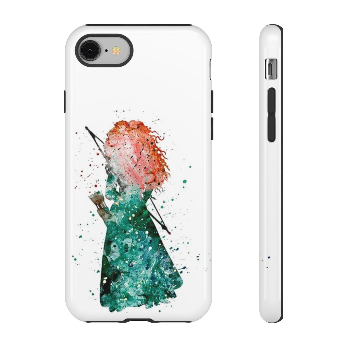 Watercolour Princess Merida Brave Fairytale Phone Case