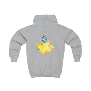 Watercolour Snow White Fairytale Kids Hoodie 4