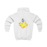 Watercolour Snow White Fairytale Kids Hoodie 2