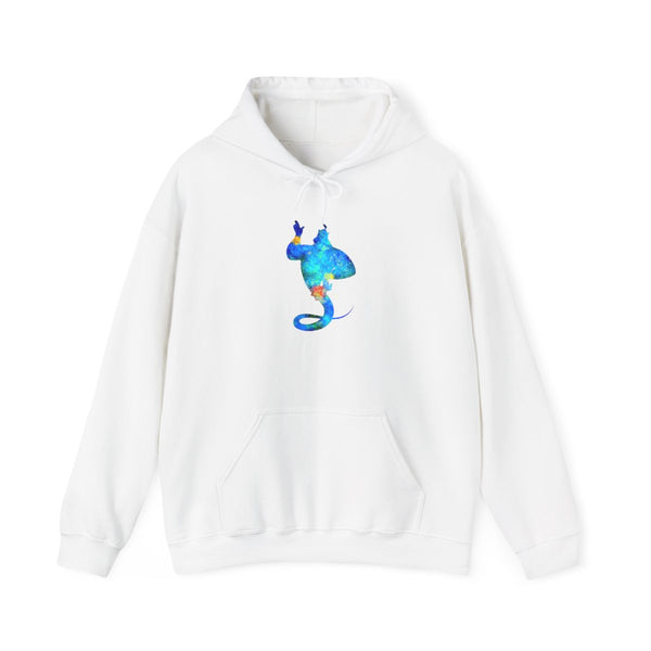 Watercolour Aladdin Fairytale Hoodie White Front