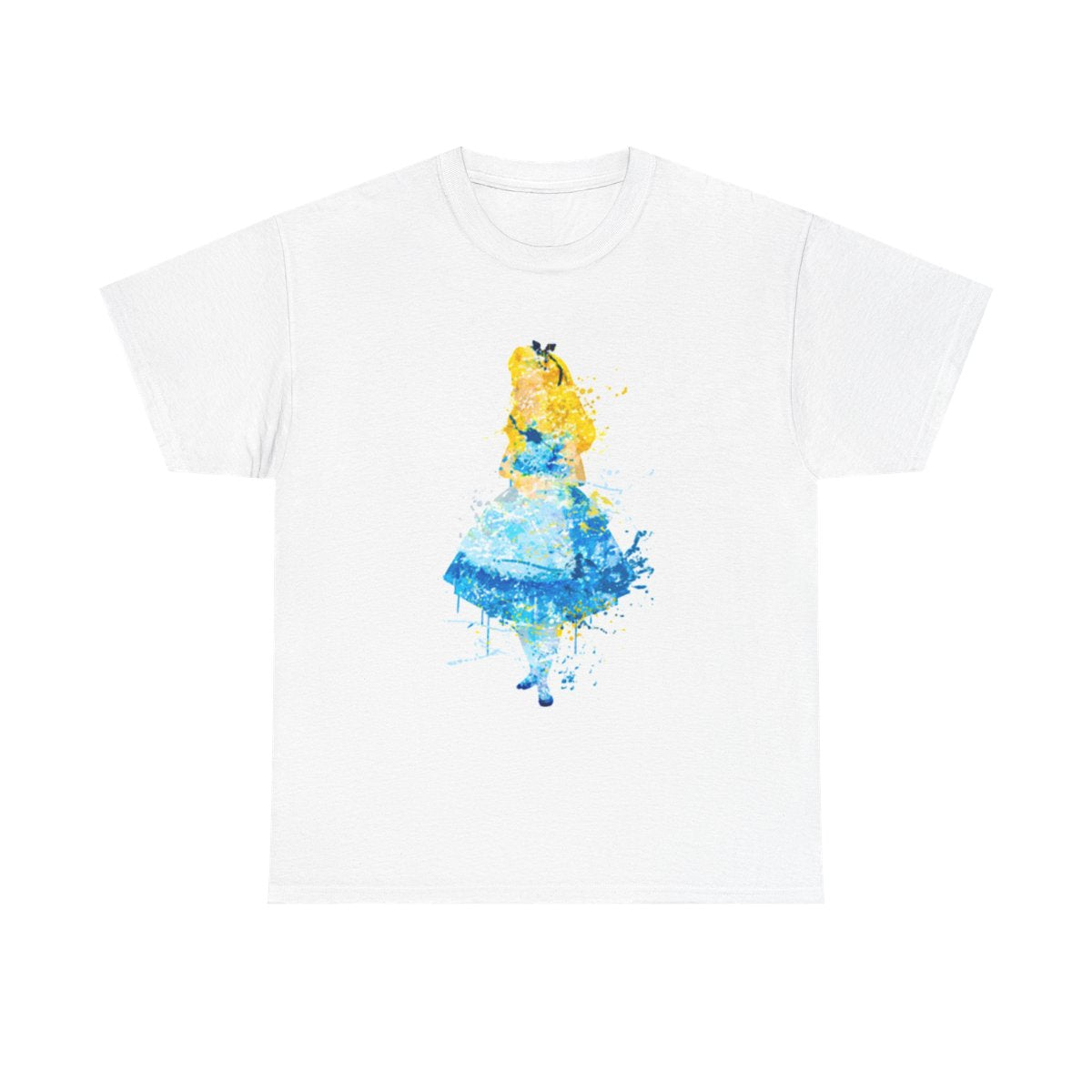 Watercolour Alice in Wonderland Fairytale T-Shirt