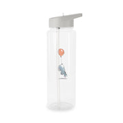 Donkey And His Balloon Clear Water Bottle 7