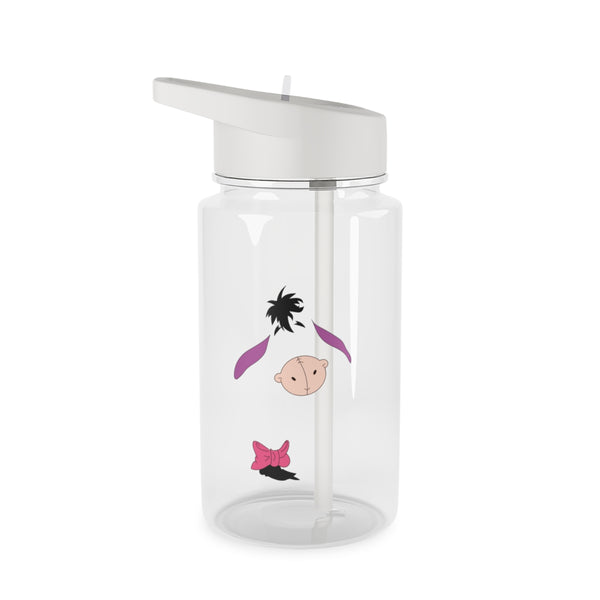 Faceless Donkey Clear Water Bottle