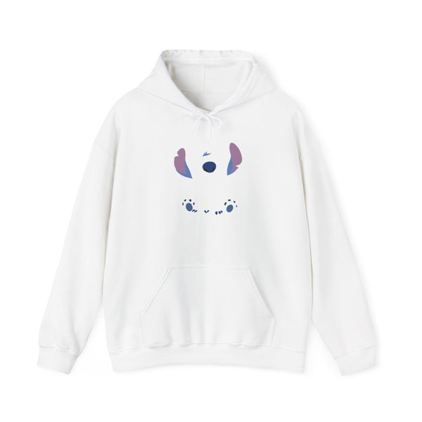 Alien Blue Hoodie White Front